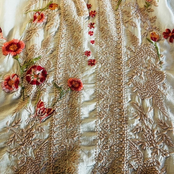 JOHNNY WAS LONG SLEEVE EMBROIDERED BLOUSE SIZE SMALL - Picture 13 of 13